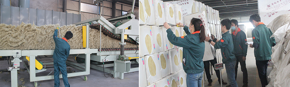 威尼斯wns8885556岩棉板生产每一个步骤都很严谨